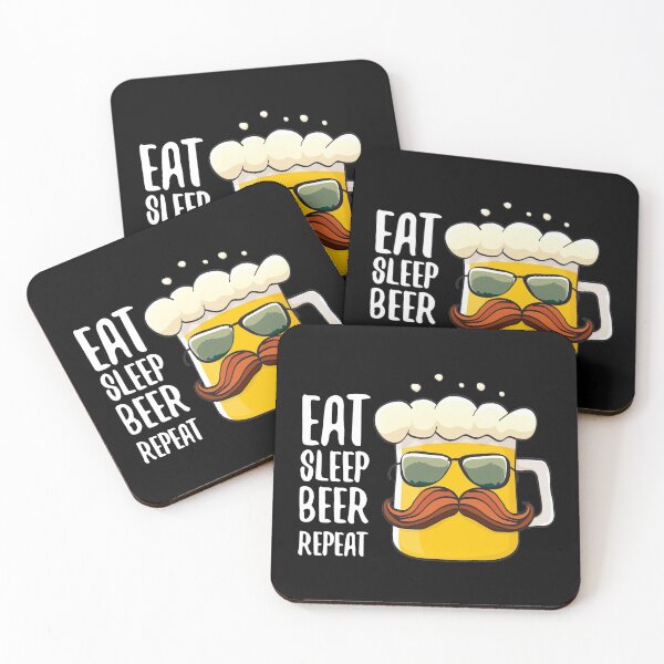 Item preview, EAT SLEEP BEER REPEAT designed and sold by ayaato.