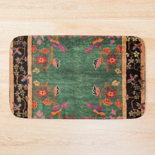 Item preview, Vintage Art Deco Chinese Rug Print designed and sold by Vicky Brago-Mitchell®.