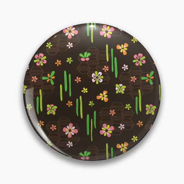 Item preview, Flowery Pattern on Black Background designed and sold by GillyMc.