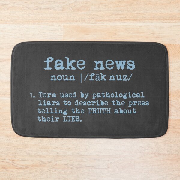 Item preview, fake news definition (blue gray text) designed and sold by Thelittlelord.