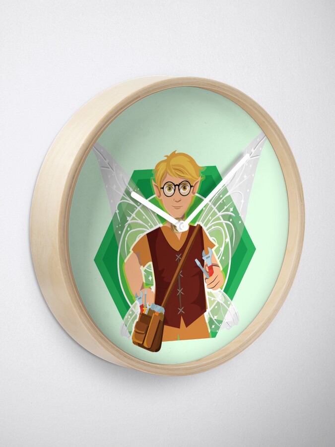 Alternate view of Tommy Tinker-The Tinker Fairy™ Clock