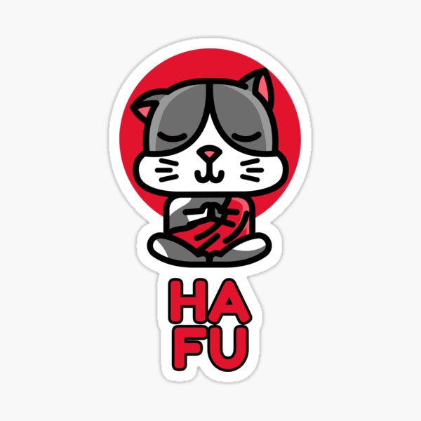 Zen Cat Logo Sticker