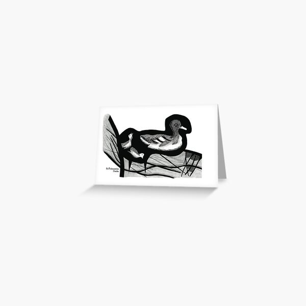 St Frideswide Ducks Greeting Card