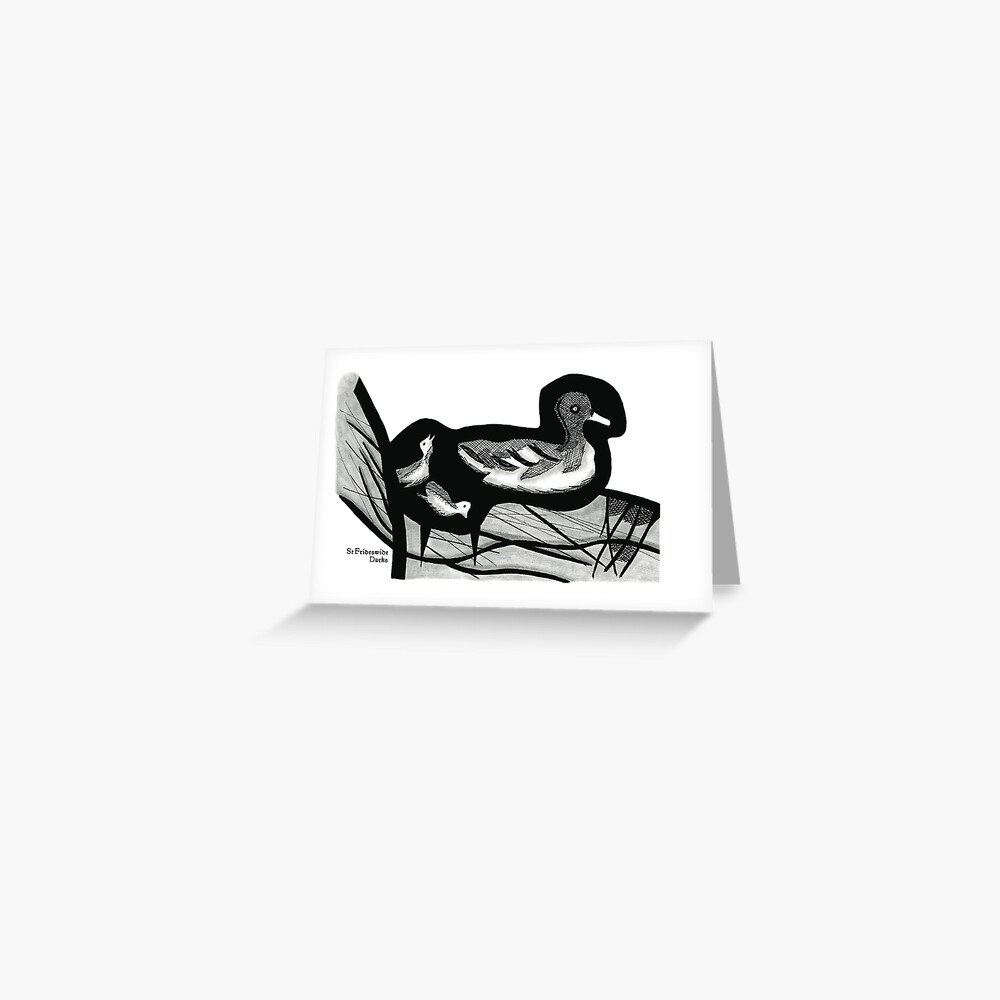 St Frideswide Ducks Greeting Card