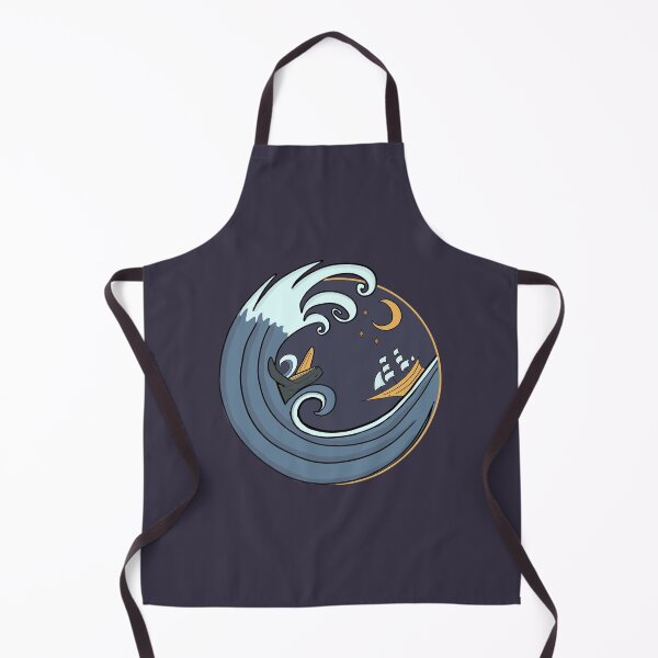 Item preview, High seas, waves, treacherous nights designed and sold by Adson Art Store.