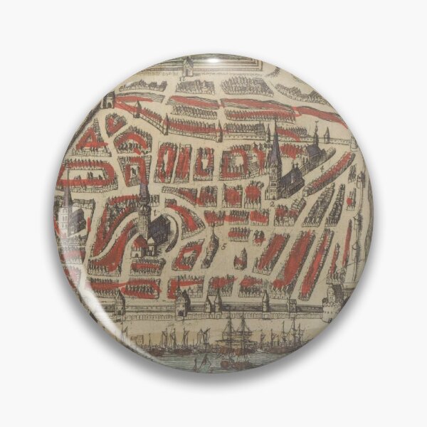 Item preview, Vintage Map of Riga Latvia (1735) designed and sold by BravuraMedia.