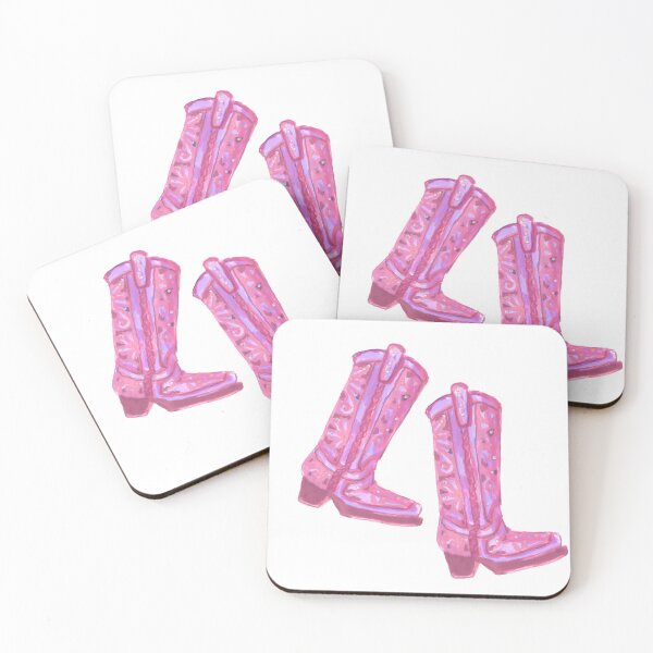 Item preview, pink cowgirl boots designed and sold by CapellaDesigns.