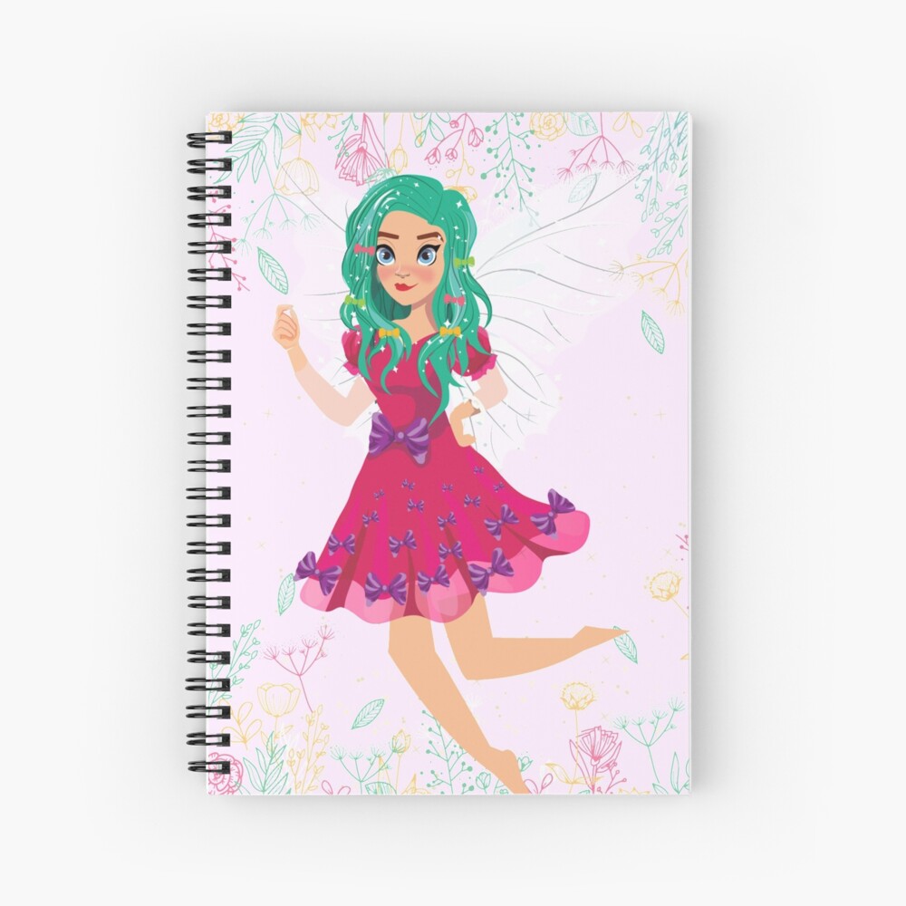 Ruby The Ribbon Fairy At Play™ Spiral Notebook