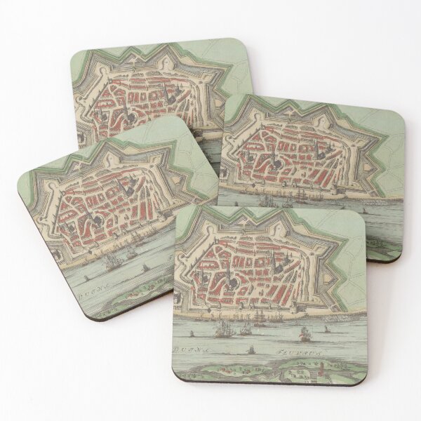 Item preview, Vintage Map of Riga Latvia (1735) designed and sold by BravuraMedia.