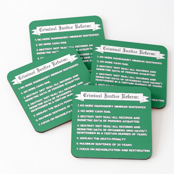 Item preview, Demands for Criminal Justice Reform designed and sold by Shounenbat.