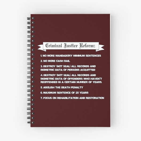 Item preview, Demands for Criminal Justice Reform designed and sold by Shounenbat.