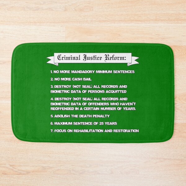 Item preview, Demands for Criminal Justice Reform designed and sold by Shounenbat.