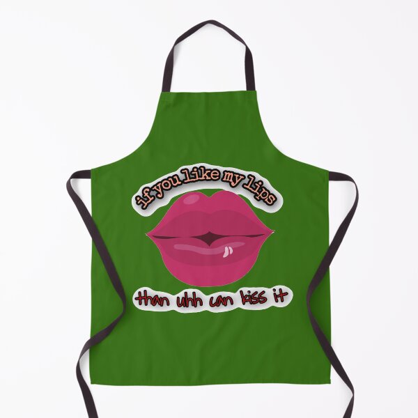 Item preview, Funny kissing pickup lines with huge lips. designed and sold by Slangt-shirt.