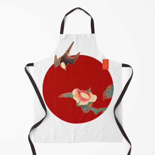 Item preview, Japanese Flag - Swallow and Camellia designed and sold by weavernap.