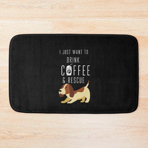 Item preview, Beagle and coffee cartoon designed and sold by OneTimeEngineer.