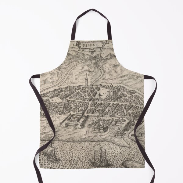 Item preview, Vintage Map of Rimini Italy (1588) designed and sold by BravuraMedia.