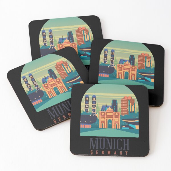 Item preview, Munich Germany Skyline Design designed and sold by DavinciStore21.