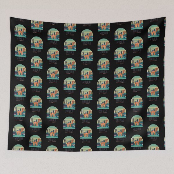 Item preview, Munich Germany Skyline Design designed and sold by DavinciStore21.