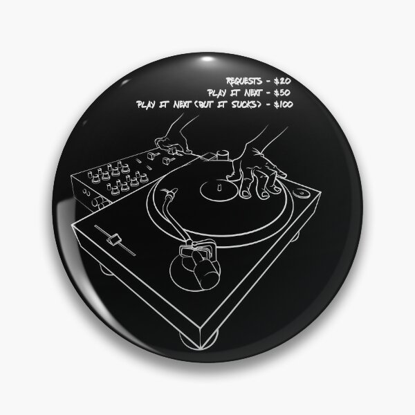 Item preview, DJ mixer scratch turntable designed and sold by getgr4phicz.