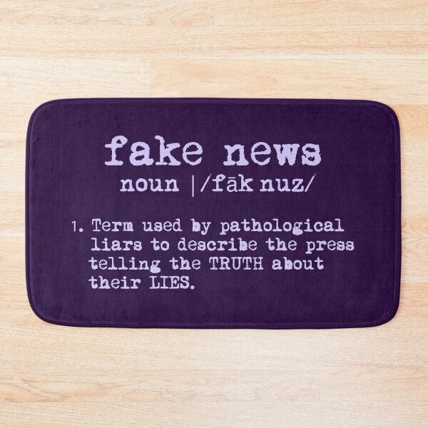 Item preview, fake news definition (lavender text) designed and sold by Thelittlelord.