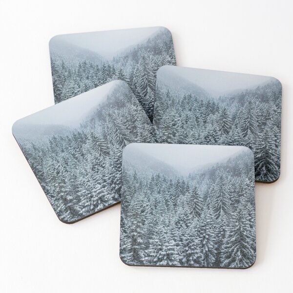 Item preview, The quiet winter somewhere in the wild forrest. designed and sold by viknitov.