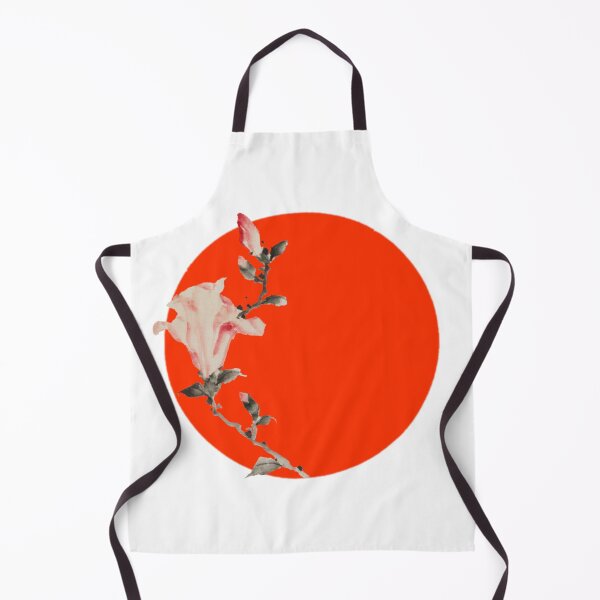 Item preview, Japanese Flag - Large Pink Blossom on a Stem with Three Additional Buds designed and sold by weavernap.