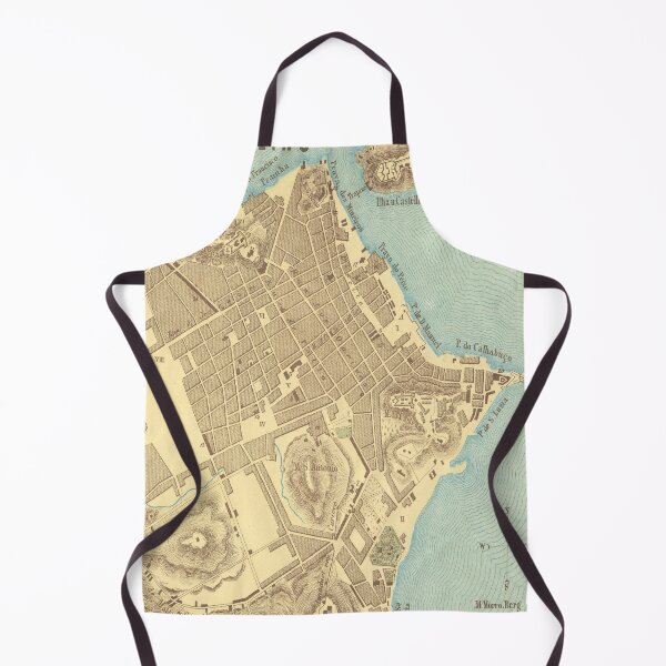 Item preview, Vintage Map of Rio de Janeiro Brazil (1858) designed and sold by BravuraMedia.
