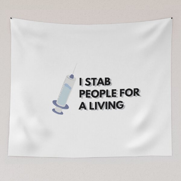Item preview, I Stab People For A Living designed and sold by aleksandrax98.