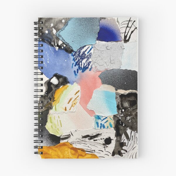 Item preview, Abstract collage in blues designed and sold by Heather Kerley.
