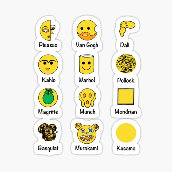 Item preview, Artist Emojis designed and sold by Artwitted Store.