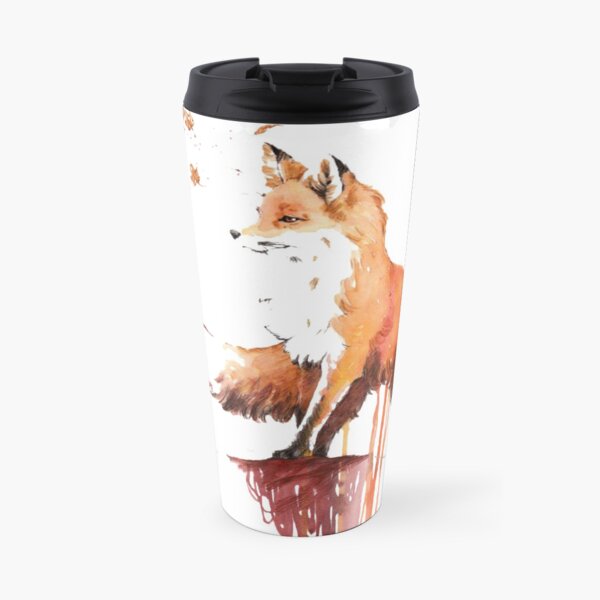 Mr Fox Watercolors Travel Mug