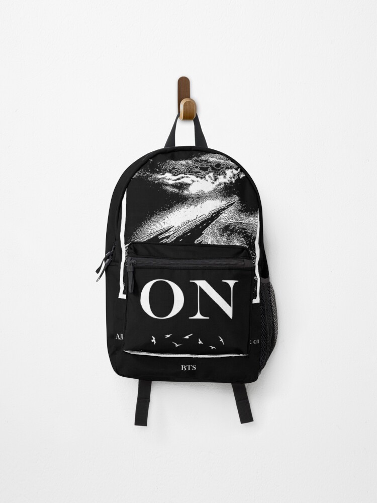 bts black backpack