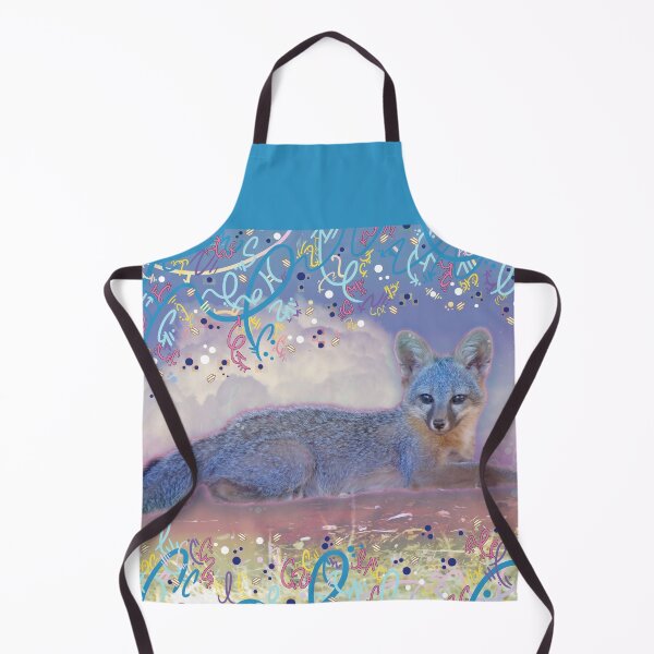 Item preview, Gray Fox in the Clouds designed and sold by vanillakirsty.