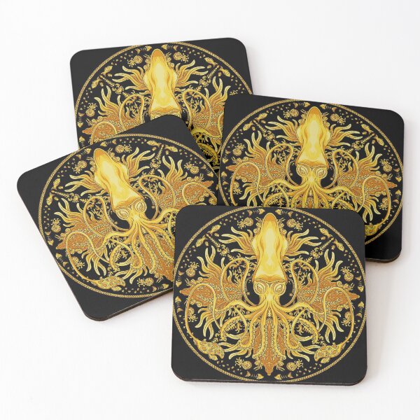 Item preview, Royal Squid - Round/Black  designed and sold by M Lambert.