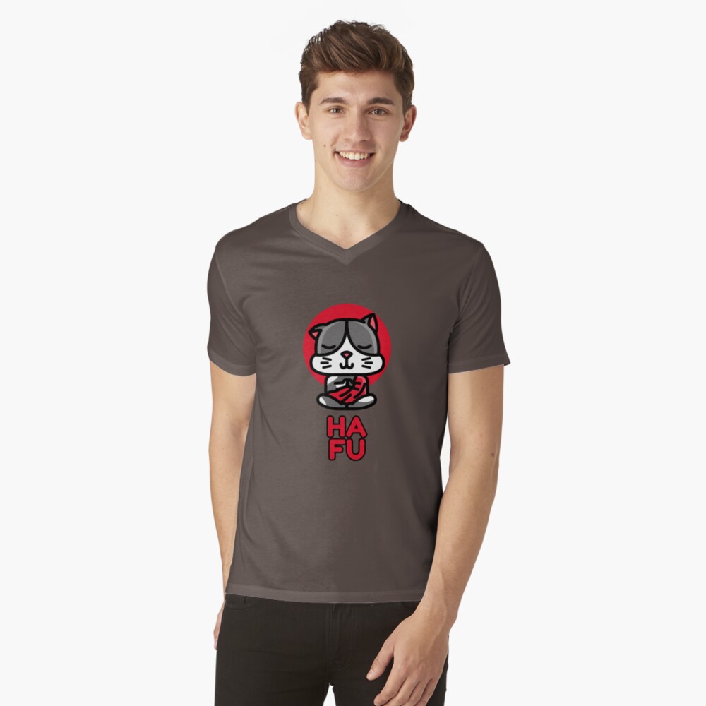 Item preview, V-Neck T-Shirt designed and sold by HAFU-Designs.