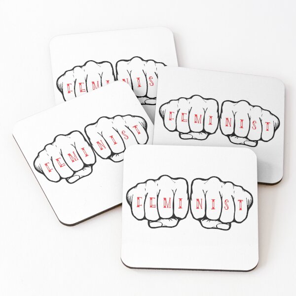Item preview, Feminist knuckle tattoo designed and sold by pbfhpunk.