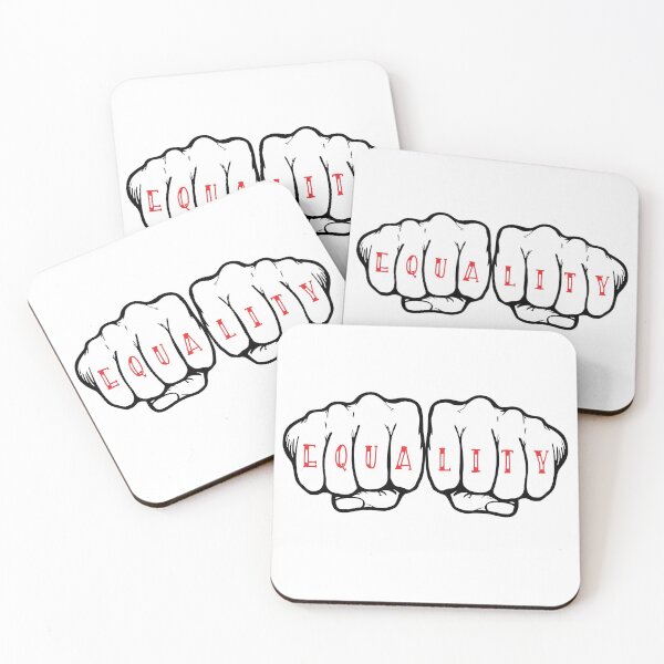 Item preview, Equality knuckle tattoo designed and sold by pbfhpunk.