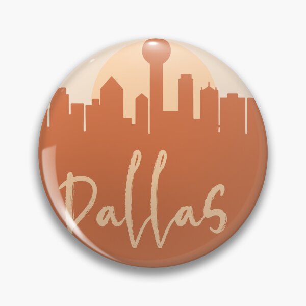 Artikelvorschau, DALLAS TEXAS CITY SKYLINE DESIGNER EARTH TONES entworfen und verkauft von deificusArt.
