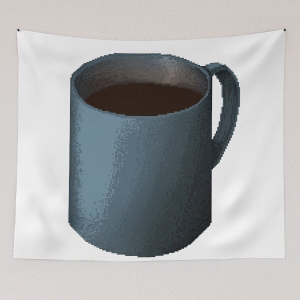 Item preview, PIXEL ART-Coffee Mug designed and sold by AntiqaStudio.