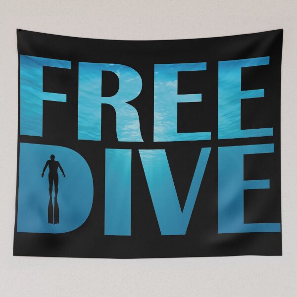 Item preview, Freedive with one breath into the blue designed and sold by cotros.