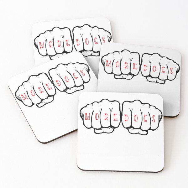 Item preview, More dogs knuckle tattoo designed and sold by pbfhpunk.