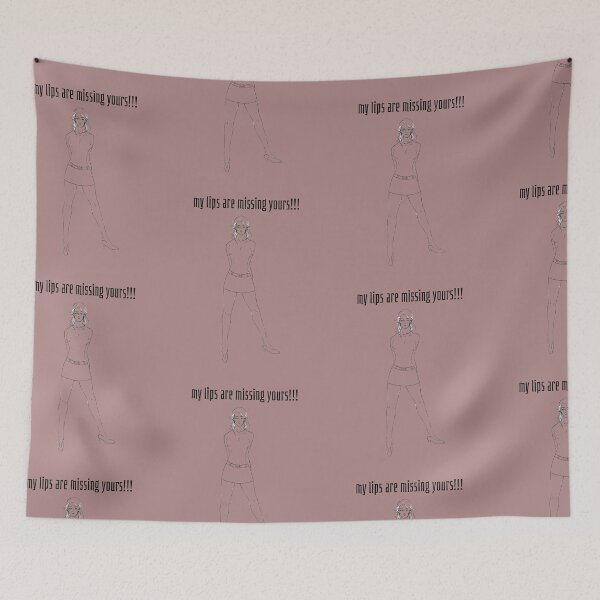 Item preview, My lips are missing yours (funny Pickup lines) designed and sold by Slangt-shirt.