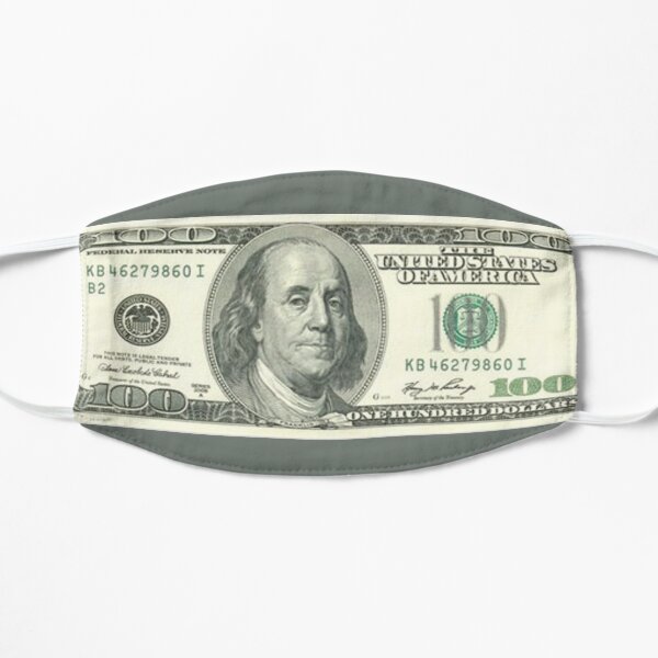money dollars Flat Mask