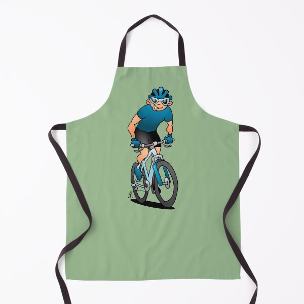Item preview, MTB - Mountain biker on his moutainbike designed and sold by cardvibes.