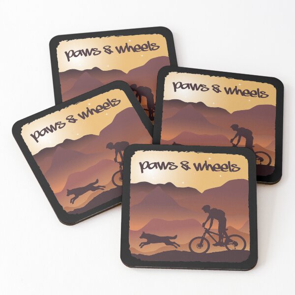 Item preview, Mountainbike dog Traildog Paws & Wheels bicycle designed and sold by getgr4phicz.
