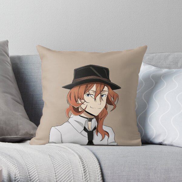 Bungou Stray Dogs manga and anime character. He is not afraid of gravity. Throw Pillow