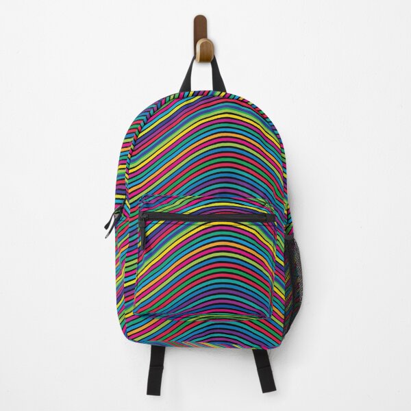 Item preview, Hipster Style Fashion, Wavy Lines Pattern, Cool and Colorful designed and sold by Crow and Monkey.