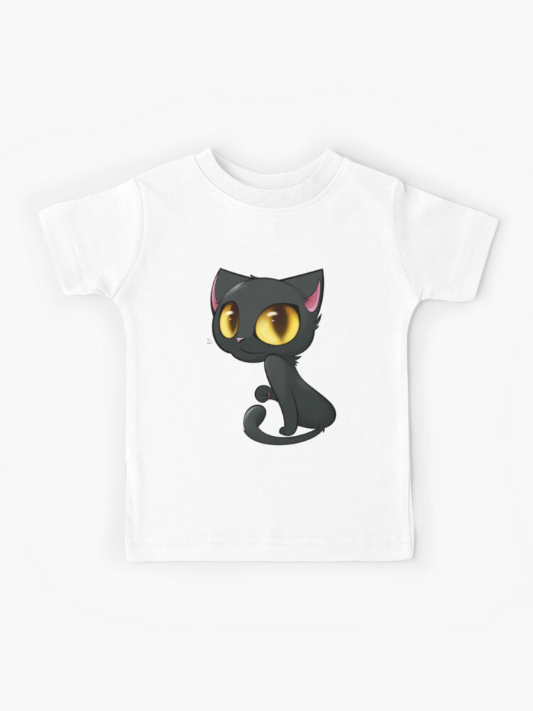 2-12 Years Witches Pet Black Cat Cute Childrens Unisex Kids T-Shirt 