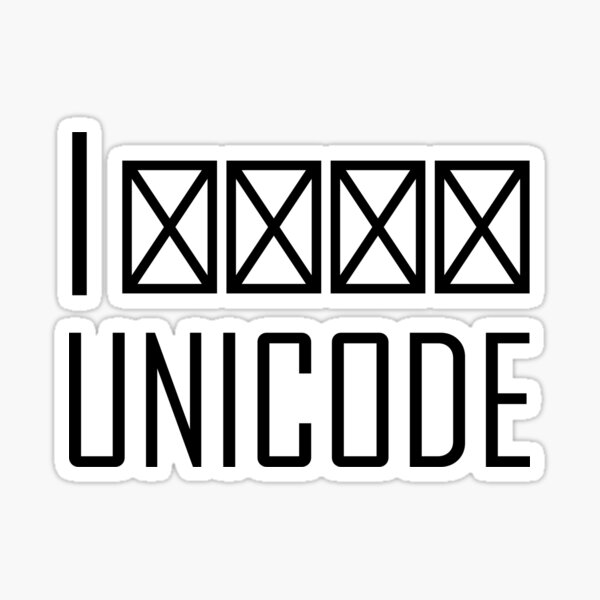 Aperçu de l'œuvre Unicode pour les geeks créée et vendue par Castle Of Dreams.