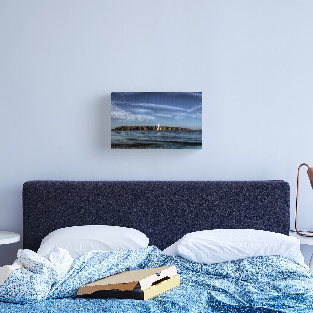 Sailing past Alderney Canvas Print